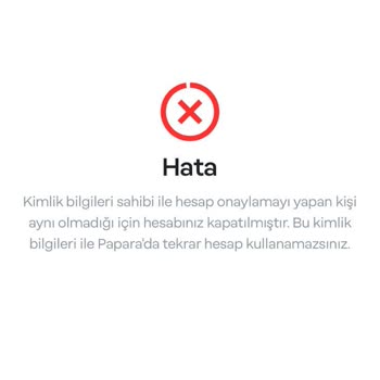 Papara'nın Haksız Yere Hesap Kapaması