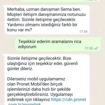 Pronet Abonelik İptali Sorunu