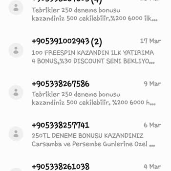 Turkcell İstenmeyen Mesajlar HKK.