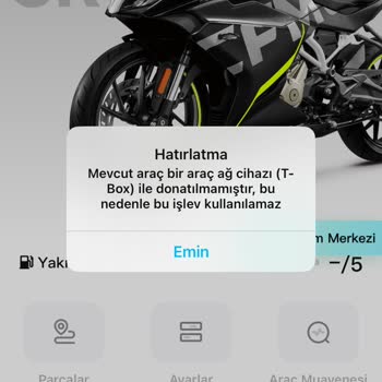 CFMOTO 250 Sr T Box Sorunu