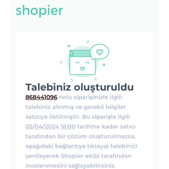 Shopier Mağduriyetimizin Giderilmesi Para İadesi