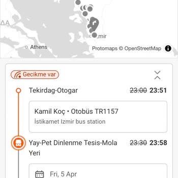 Kamil Koç Gece Yolculuğunda Beklenmedik Gecikme Ve Mola Sorunu