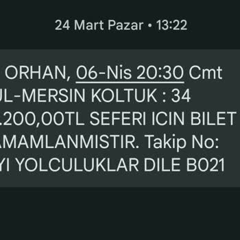 Köksallar Turizm Bilet Paramın İade Edilmesini İstiyorum