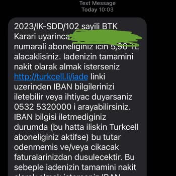 Turkcell Haksiz Aldığı Parayı Faizsiz Ödemek İstiyor!