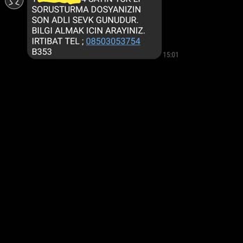 Av.Cansel (SMS) Avukatlık Mesajı Hakkında Şikayet