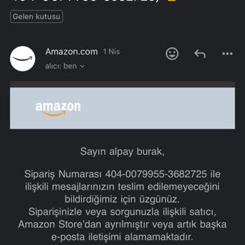 Amazon Satış Sonrası Gönderilmeyen Fatura