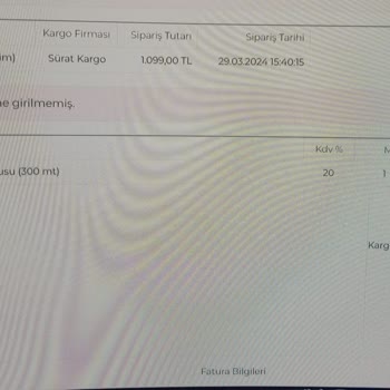 Kalitek Damla Sulama Sistemleri Ödemesini Yaptığım Ürünü 1 Haftadır Çeşitli Bahanelerle Göndermiyorlar