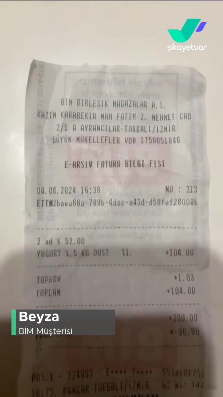 BİM Fiyat Hatası, Yanlış Fiyat Etiketi videonun kapak resmi