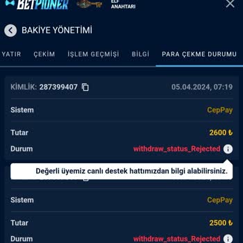 Betpioner Müşteri Memnuniyetsizliği Ve Çözümsüzlük Durumu