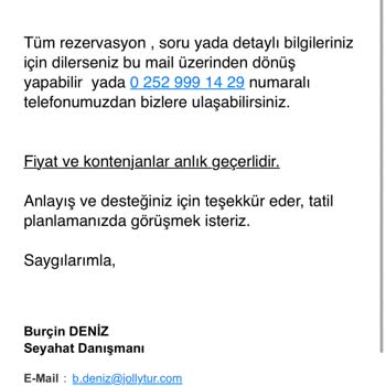 Jolly Tur Fortezza Beach Resort Rezervasyon Sorunu