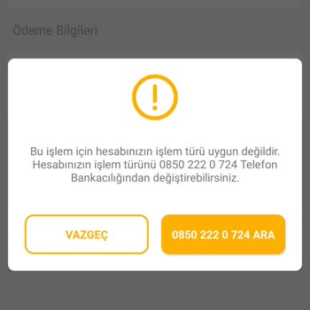 VakıfBank İşlem Türü Saçmalığı