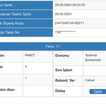 Sürat Kargo Adana Aktarmada Takılı Kaldı Kargoma Ulaşamıyorum.