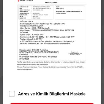Sahibinden Param Güvende Sorun
