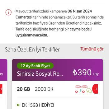 Vodafone Pişmanlıklarının Bize Yaşattıkları