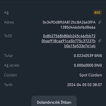 Binance Web3 Cüzdanımı Geri Yükleyemiyorum.