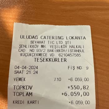 Uludağ Kebap (Florya) Kalite Ve Servis Hayal Kırıklığı