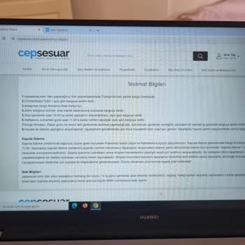 Cepsesuar Müşteri Hizmetleriyle İletişim Sorunu Ve Geciken Sipariş