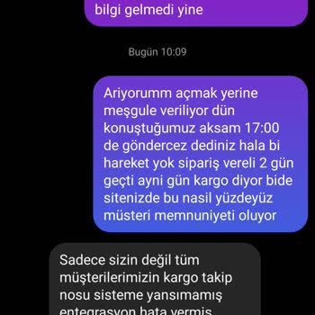 Cepsesuar Müşteri Hizmetleriyle İletişim Sorunu Ve Geciken Sipariş