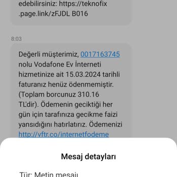 Vodafone Net - Ziraat Bankası Otomatik Ödeme Talimatı Sorunu
