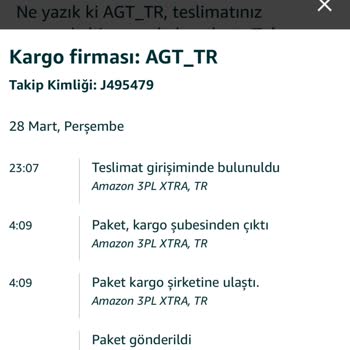 AGT Kurye (aynigunteslim.com) AGT (Aynı Gün Teslimat) Yalan Yanlış Kargo Hakkında Bilgilendirmesi