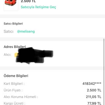 Dolap İade Kargoda Alıcıdan Kesilen 560TL Ücret