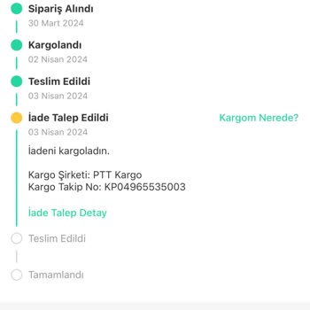 Dolap İade Kargoda Alıcıdan Kesilen 560TL Ücret