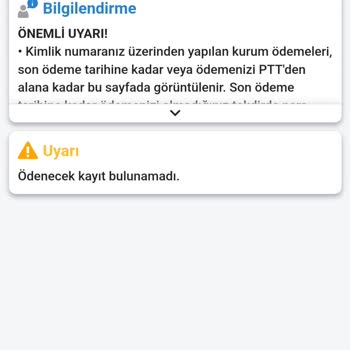PTT Bank PTT Kurum Ödemesi