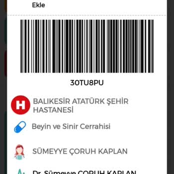 Balıkesir Atatürk Şehir Hastanesi Randevu Saatinde Doktor Poliklinikte Yoktu