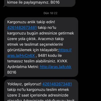 Aras Kargo Adres Yetersiz Yalanı