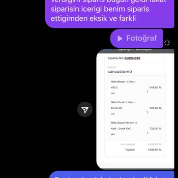 Cancustom.com.tr Yanlış Ürün Ve İlgisizlik