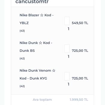 Cancustom.com.tr Yanlış Ürün Ve İlgisizlik