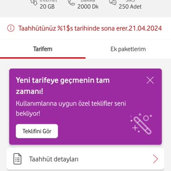 Vodafone Şikayetçiyim Beni Yalanlarla Faturamı Yükselttiler