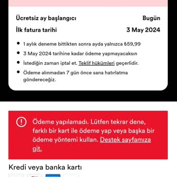Pep Kart İle Spotify Premium Alamıyorum