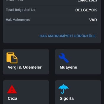 A101 Volta Vs2 Tescil Belgesi