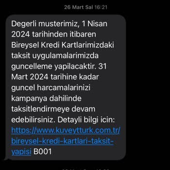 Kuveyt Türk Sağlam Kart Taksit Yok Ancak Mağduriyet Var!