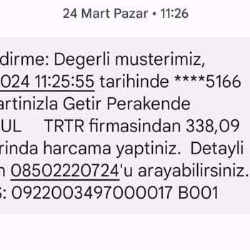 Getir Teslim Edilmeyen Siparişin Ücret İadesi Yapılmıyor