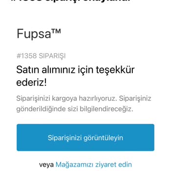 Fupsa Instagram Hesabından Aldığım Ürün Gelmedi
