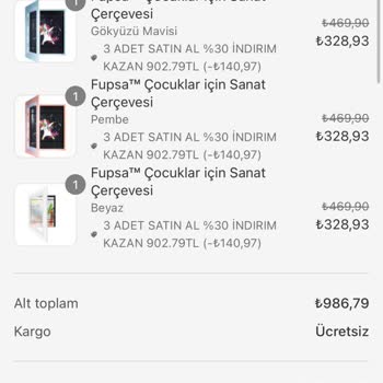Fupsa Instagram Hesabından Aldığım Ürün Gelmedi