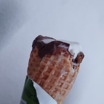 Şok Market Dondurma Külahı Erimiş