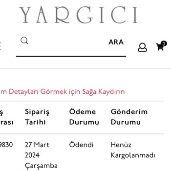 Yargıcı Online Alışveriş Sorunu