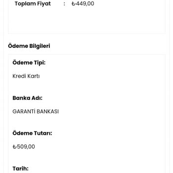 Qarya Tasarım Verilen Siparişleri Göndermiyor