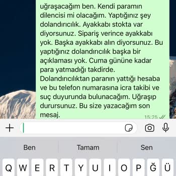 Stepstoretr Para İadesi Ve Siparişte Sorun Yaşadım.