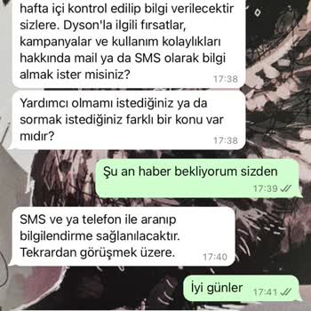 Dyson Siparişim İle Oluşan Mağduriyet