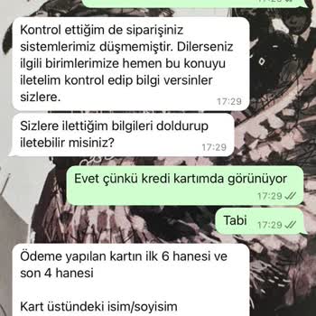 Dyson Siparişim İle Oluşan Mağduriyet