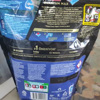 Finish Lekeli Bırakan Bulaşık Makinesi Deterjanı