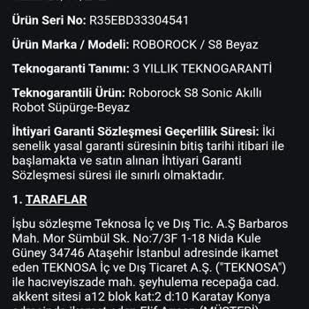 Roborock Teknosa Akıllı Süpürge Pişmanlığı