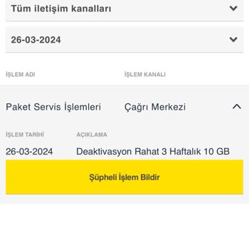 Turkcell Ücreti İadesi Yapmıyor