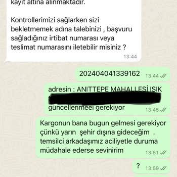 Dijital Kurye'nin Sorumsuzca Müşteriyi Mağdur Etmesi