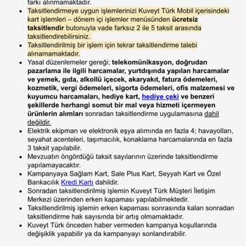 Kuveyt Türk Kuveyt Sonradan Taksit Problemi