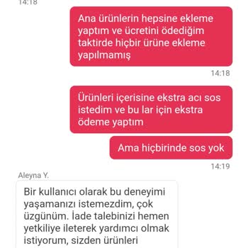 Saloon Burger Hamburger Siparişinde Beklenen Lezzet Yok